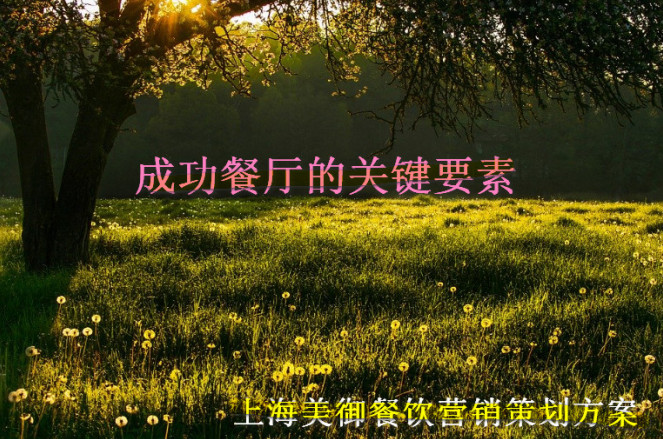 成功餐廳具備的關(guān)鍵要素 成功餐廳具備的關(guān)鍵要素