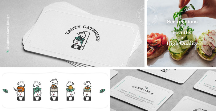 綠色健康餐飲品牌標識設計與吉祥物設計 綠色健康餐飲品牌標識設計與吉祥物設計