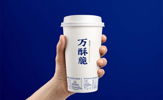萬酥脆烤鴨vi設計餐杯 萬酥脆烤鴨vi設計餐杯