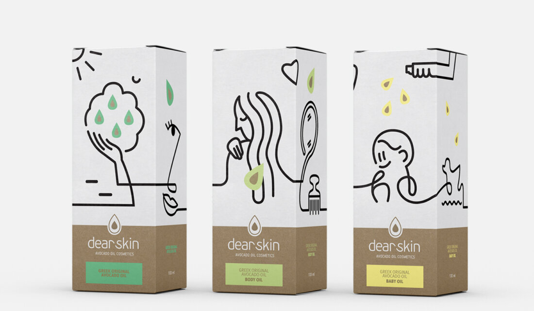 牛油果護膚品包裝設計 牛油果護膚品包裝設計